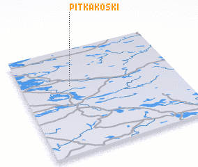 3d view of Pitka-Koski