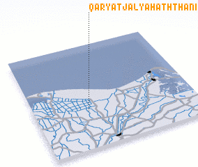 3d view of Qaryat Jālyah ath Thāniyah