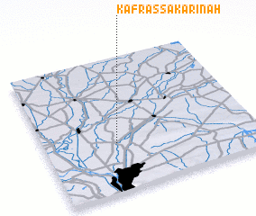 3d view of Kafr as Sakārinah