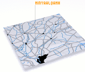 3d view of Minyā al Qamḩ