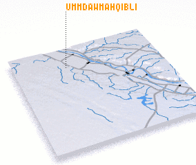 3d view of Umm Dawmah Qiblī