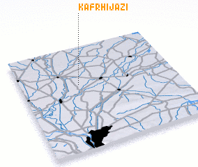 3d view of Kafr Ḩijāzī