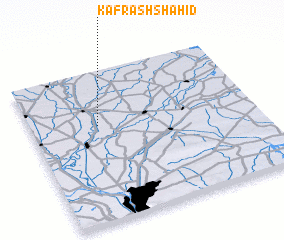 3d view of Kafr ash Shahīd