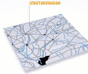 3d view of ‘Izbat ar Rawḑah