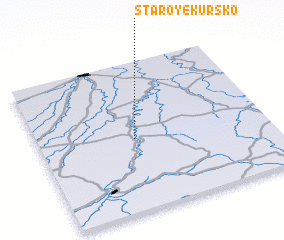 3d view of Staroye Kursko