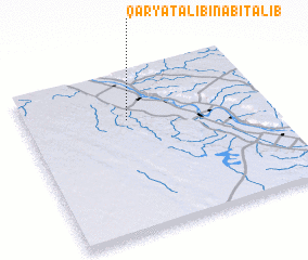 3d view of Qaryat ‘Alī Bin Abī Ţālib