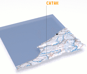 3d view of Çatak