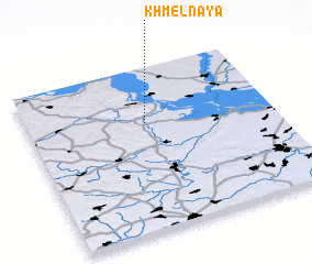3d view of Khmelʼnaya