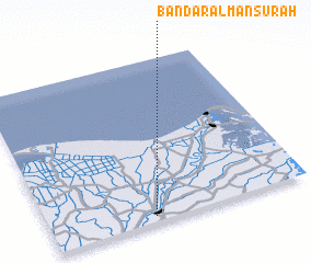 3d view of Bandar al Manşūrah