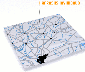 3d view of Kafr ash Shaykh Dāʼūd