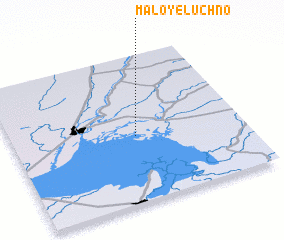 3d view of Maloye Luchno