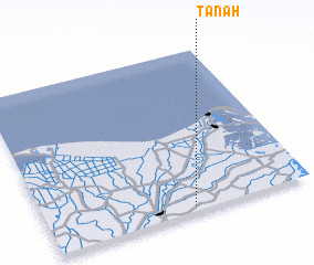 3d view of Ṭanâḥ