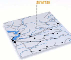3d view of Svyatsk