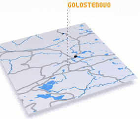 3d view of Golostenovo