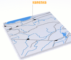 3d view of Kamenka