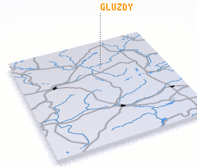 3d view of Gluzdy