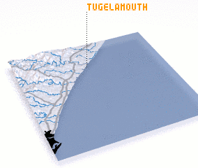 3d view of Tugela Mouth