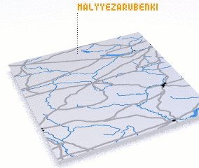 3d view of Malyye Zarubenki