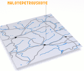 3d view of Maloye Petrovskoye