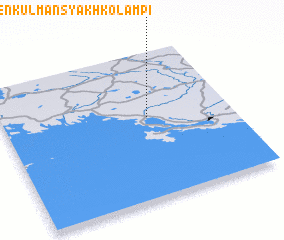 3d view of Kivenkulman Syakhkolampi