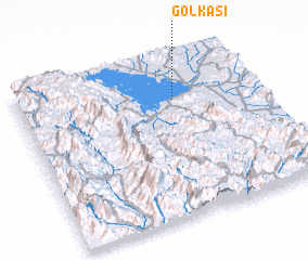 3d view of Gölkaşı