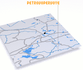 3d view of Petrovo Pervoye