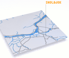 3d view of Shol Ajok