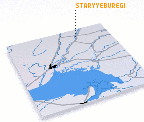 3d view of Staryye Buregi
