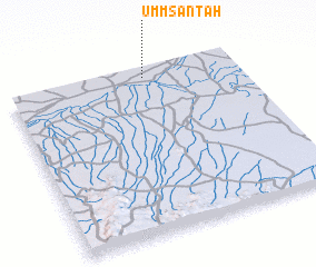 3d view of Umm Sanţah