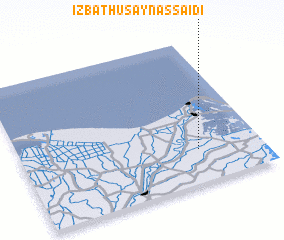 3d view of ‘Izbat Husayn aş Şa‘īdī