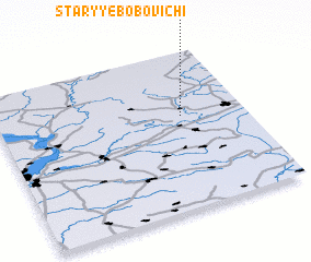 3d view of Staryye Bobovichi