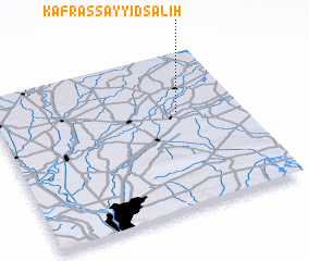 3d view of Kafr as Sayyid Şāliḩ