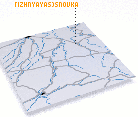 3d view of Nizhnyaya Sosnovka