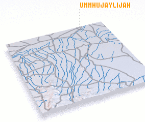 3d view of Umm Ḩujaylījah