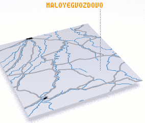 3d view of Maloye Gvozdovo