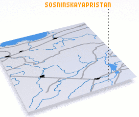 3d view of Sosninskaya Pristan\