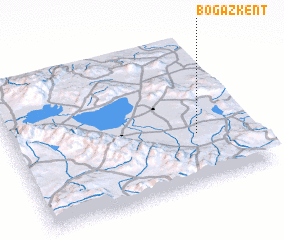 3d view of Boğazkent