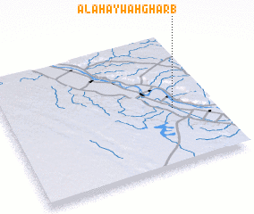 3d view of Al Aḩāywah Gharb