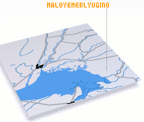 3d view of Maloye Merlyugino
