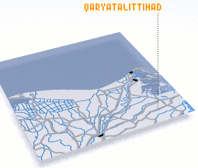 3d view of Qaryat al Ittiḩād