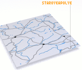 3d view of Staroye Apol\