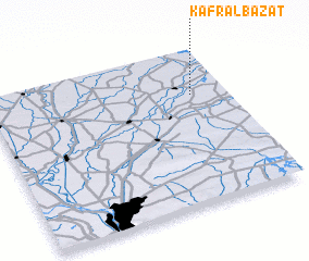 3d view of Kafr al Bāzāt