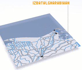 3d view of ‘Izbat al Gharābiwah