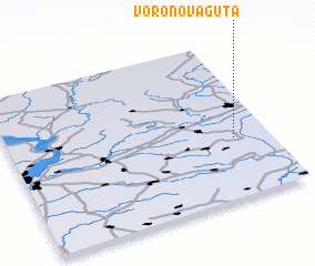 3d view of Voronova Guta