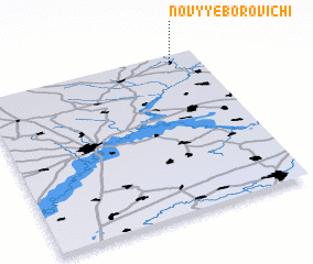 3d view of Novyye Borovichi