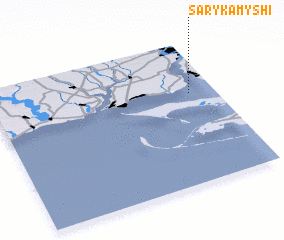 3d view of Sary-Kamyshi