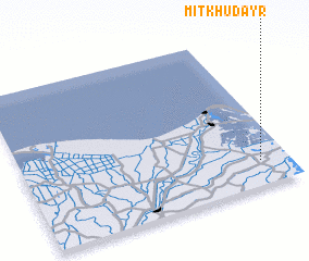 3d view of Mīt Khuḑayr