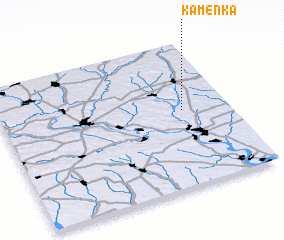 3d view of Kamenka