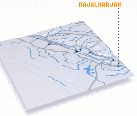 3d view of Naj‘ al Ḩarjah