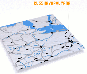 3d view of Russkaya Polyana